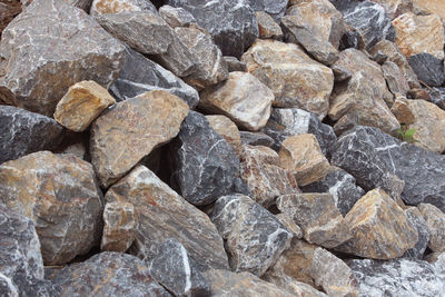 Full frame shot of rocks