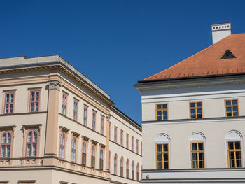 Low angle view of historical building against sky