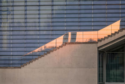 Low angle view of modern building