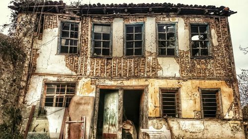 Low angle view of old building