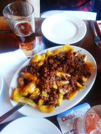 Close-up of food in plate