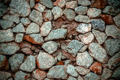 Full frame shot of stone wall