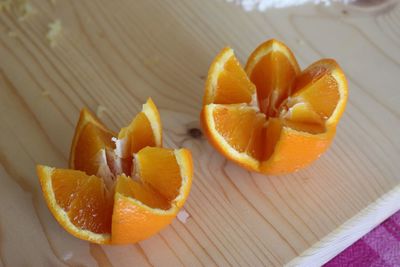 Close-up of fruit slices