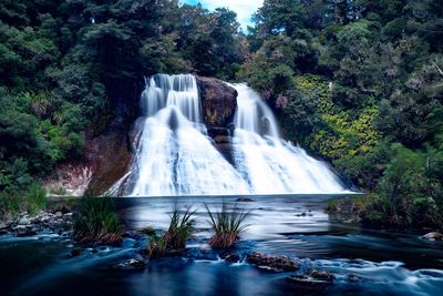 Waterfall in forest