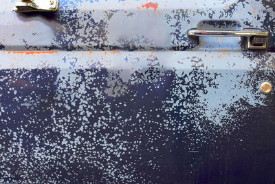 Close-up of boat in water