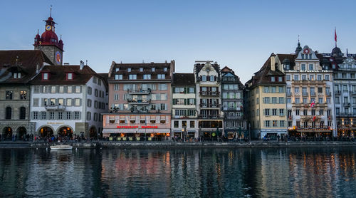 Buildings at waterfront