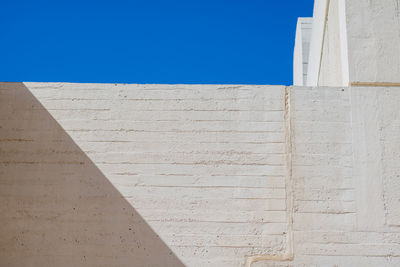 Low angle view of building against clear sky