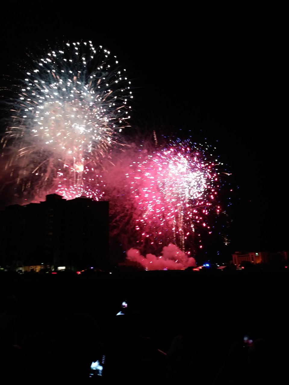 FIREWORKS DISPLAY AT NIGHT