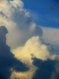 Low angle view of clouds in sky