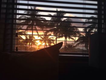 Sun shining through clouds