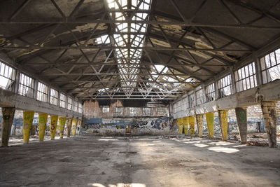 Interior of abandoned building