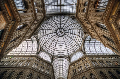 Low angle view of ceiling of cathedral