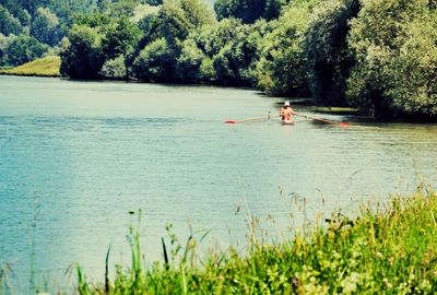 Scenic view of lake