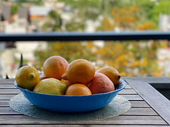 Close-up of fruits in bowl