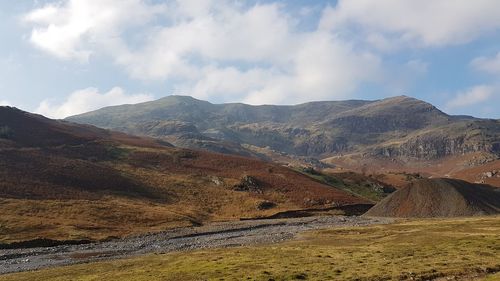 View of the old man, coniston and coniston fells