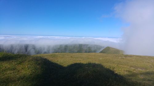 Scenic view of landscape against sky