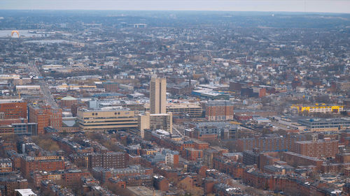 High angle view of cityscape