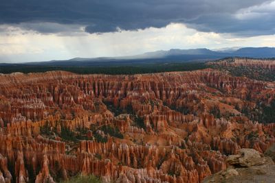 Scenic view of mountains