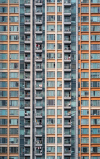 Full frame shot of residential building