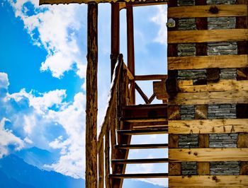 Low angle view of building against sky