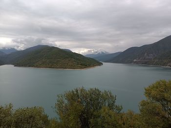 Zhinvali reservoir near to tblisi in georgia