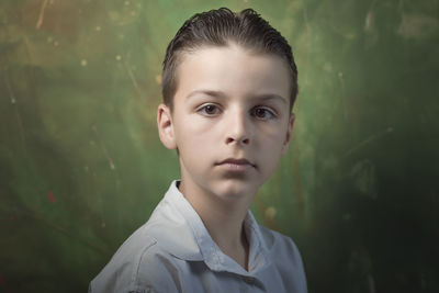 Close-up of young man