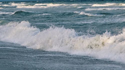 Scenic view of sea waves