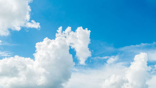 Low angle view of clouds in sky