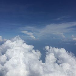 Low angle view of cloudy sky