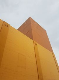 Low angle view of modern building against sky