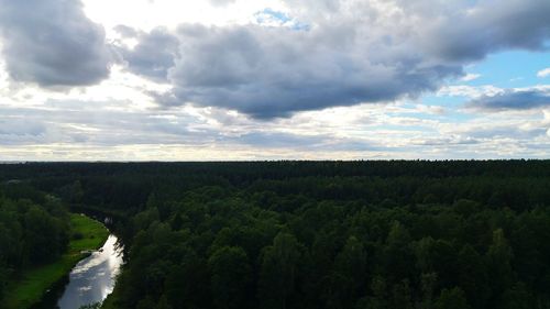 Scenic view of landscape against sky