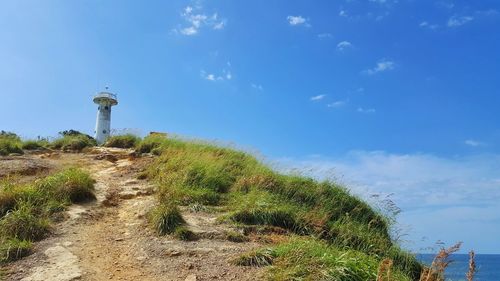 Lighthouse against sky