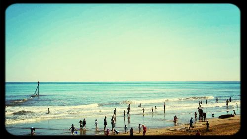 People on beach