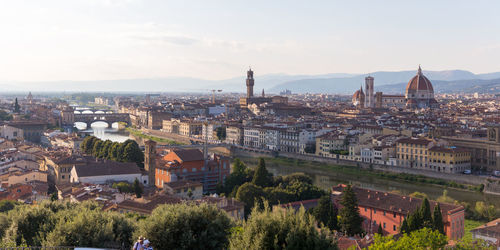 View of cityscape against sky