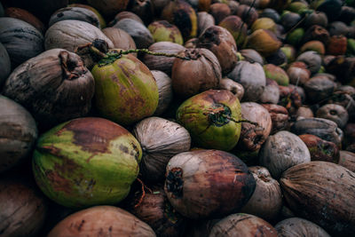 Full frame shot of fruits for sale at market stall