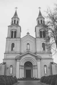 Low angle view of church