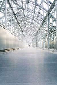 Empty corridor of building