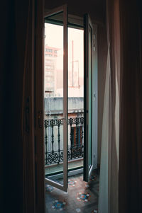 Entrance of building