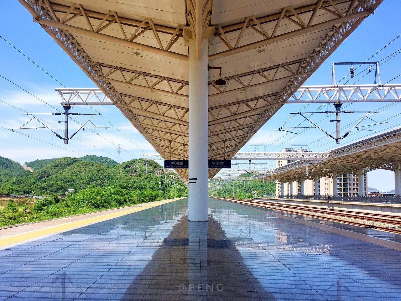 connection, architecture, bridge - man made structure, built structure, architectural column, day, transportation, no people, outdoors, sky, water, tree, nature