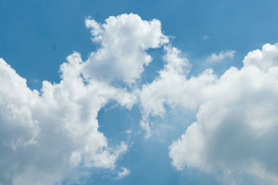 Low angle view of clouds in sky