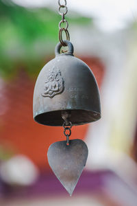 Close-up of old bell