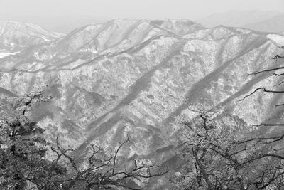 Scenic view of mountains