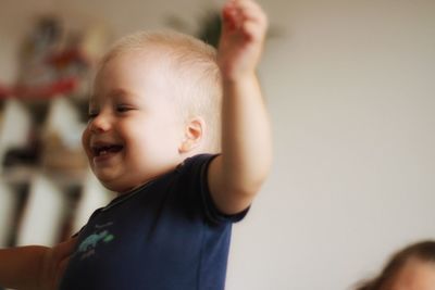 Portrait of cute baby boy