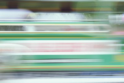 Blurred motion of light trails