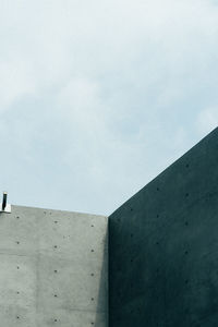 Low angle view of building against sky