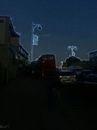 Blurred motion of cars on road at night
