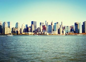 City skyline against sky