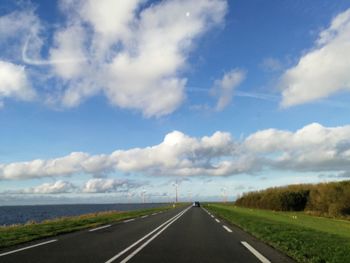 Highway against sky