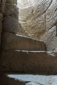 Close-up of stone wall