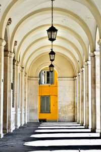 Corridor of historical building